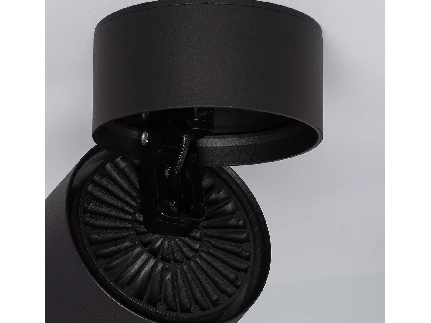 Online Ledkia Aplique LED 30W de Aluminio Circular New Onuba 2700K Blanco Cálido Negro
