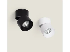 Ledkia Plafón-Aplique LED 15W de Aluminio Circular New Onuba 2700K Cálido Blanco