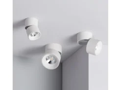 Ledkia Plafón-Aplique LED 15W de Aluminio Circular New Onuba 2700K Cálido Blanco