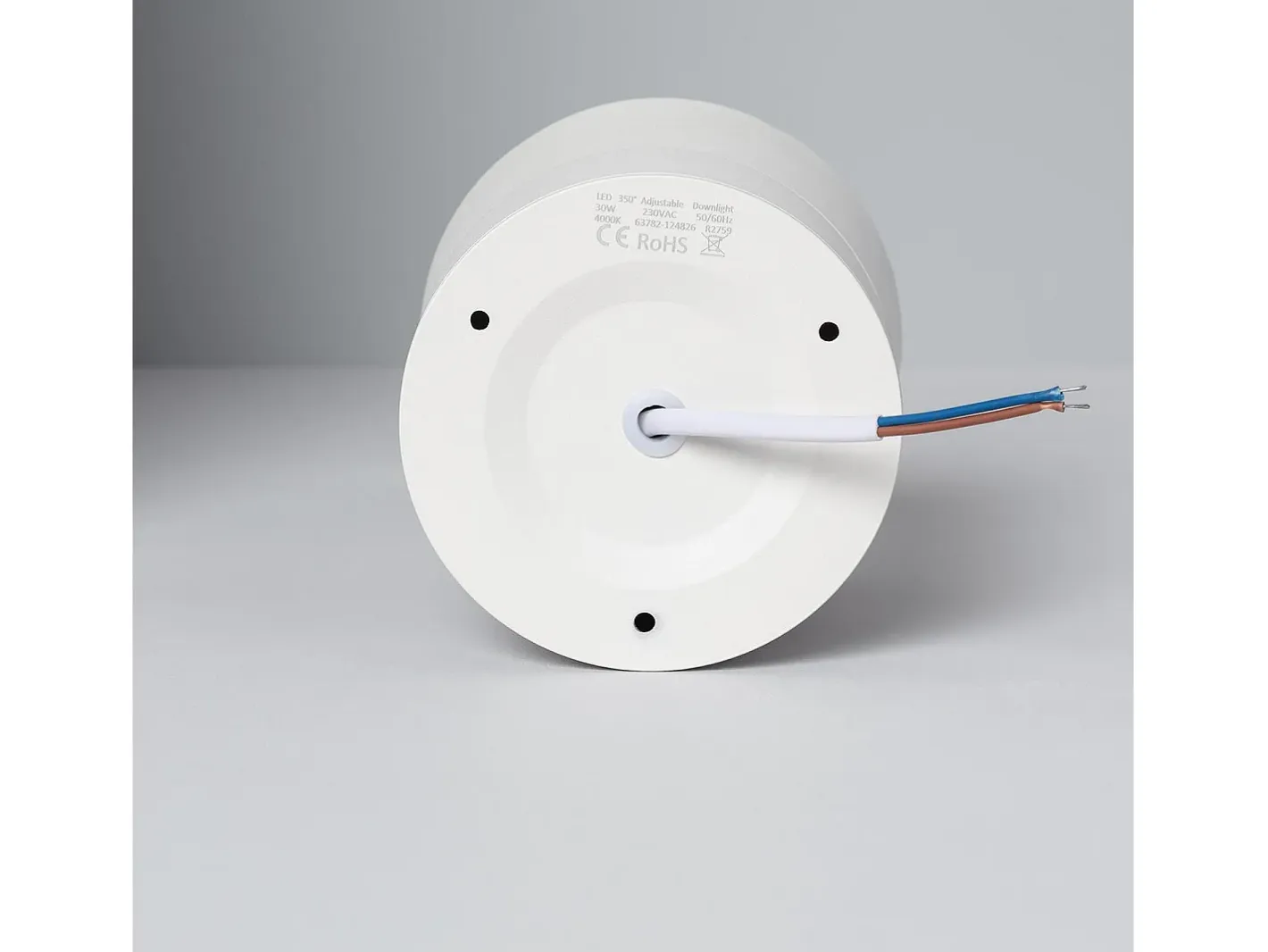 Ledkia Aplique Para Pared-Aplique LED 30W de Aluminio Circular New Onuba 4000K Neutro Blanco