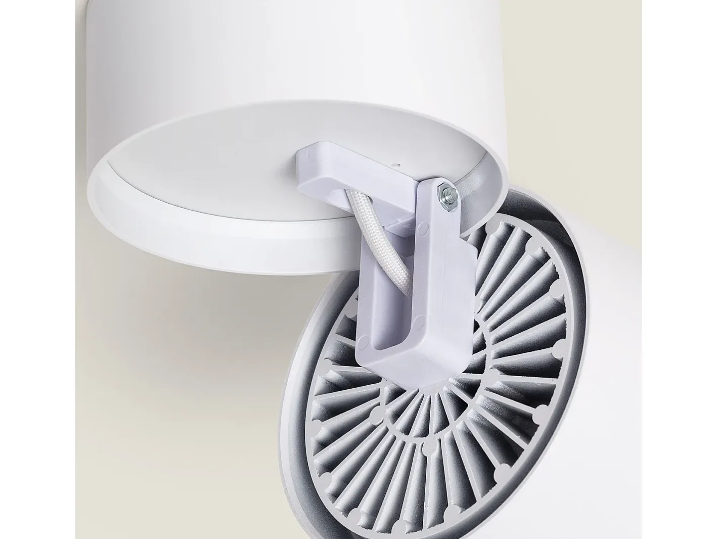 Ledkia Aplique Para Pared-Aplique LED 30W de Aluminio Circular New Onuba 4000K Neutro Blanco