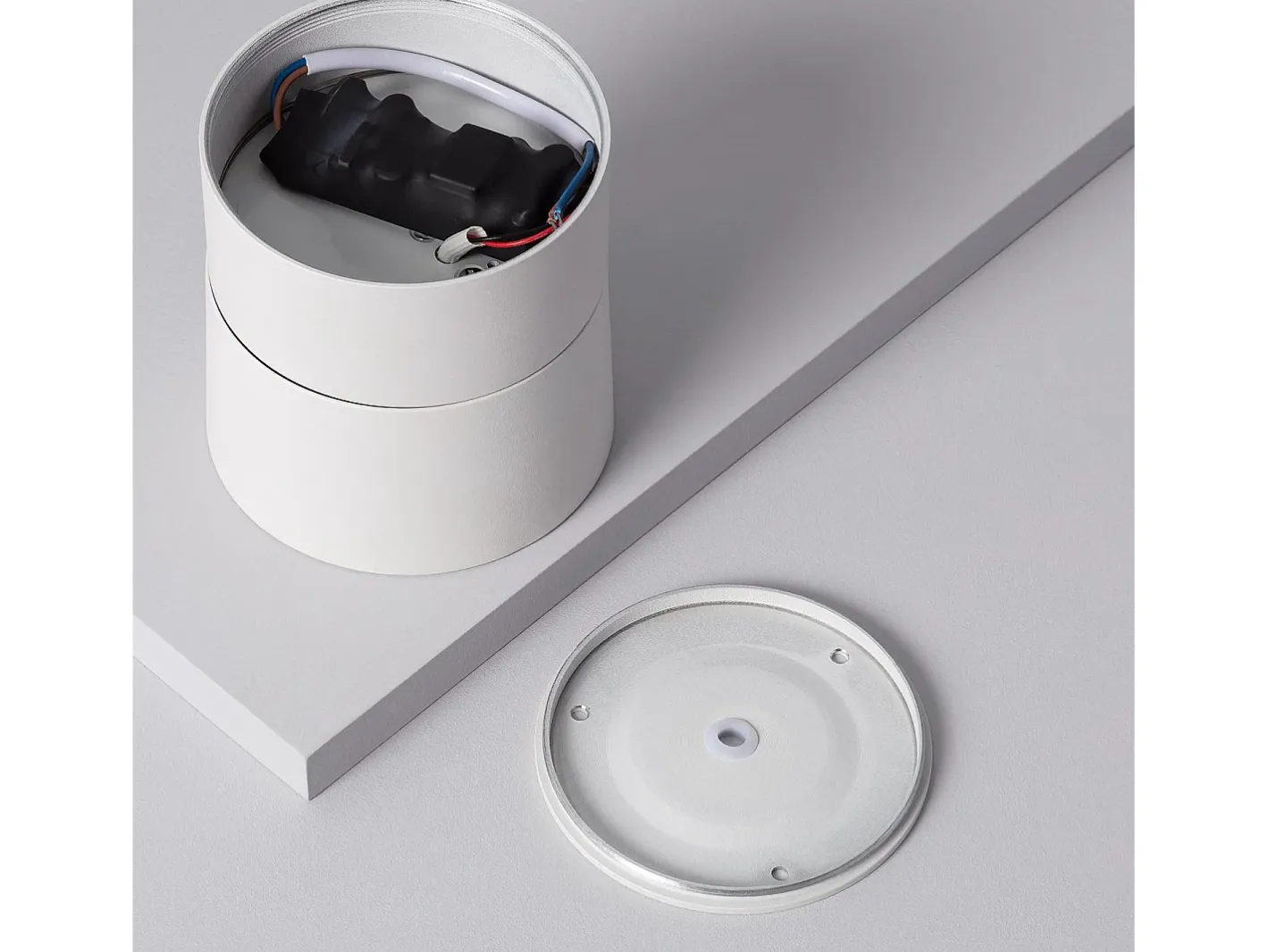 Ledkia Aplique Para Pared-Aplique LED 30W de Aluminio Circular New Onuba 4000K Neutro Blanco