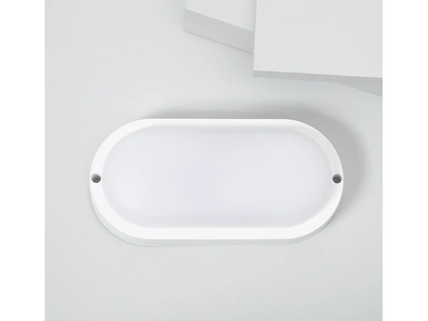 Ledkia Aplique LED 25W Oval IP65 White 6500K Frío Blanco Clearance