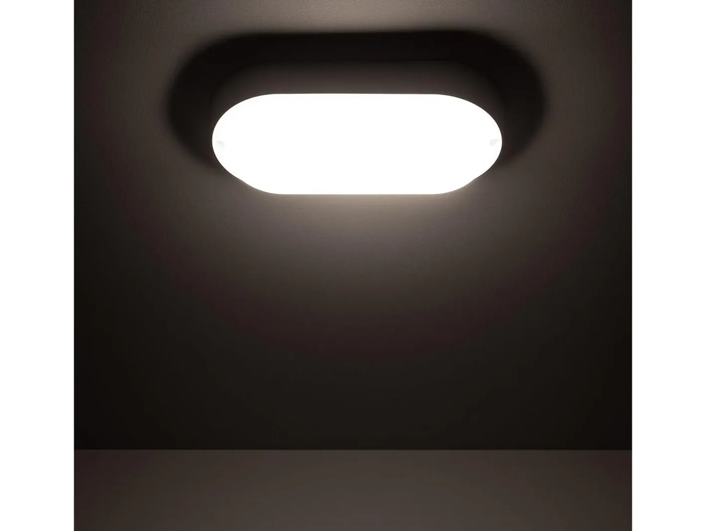 Sale Ledkia Aplique LED 25W Oval IP65 White 4000K Neutro Blanco