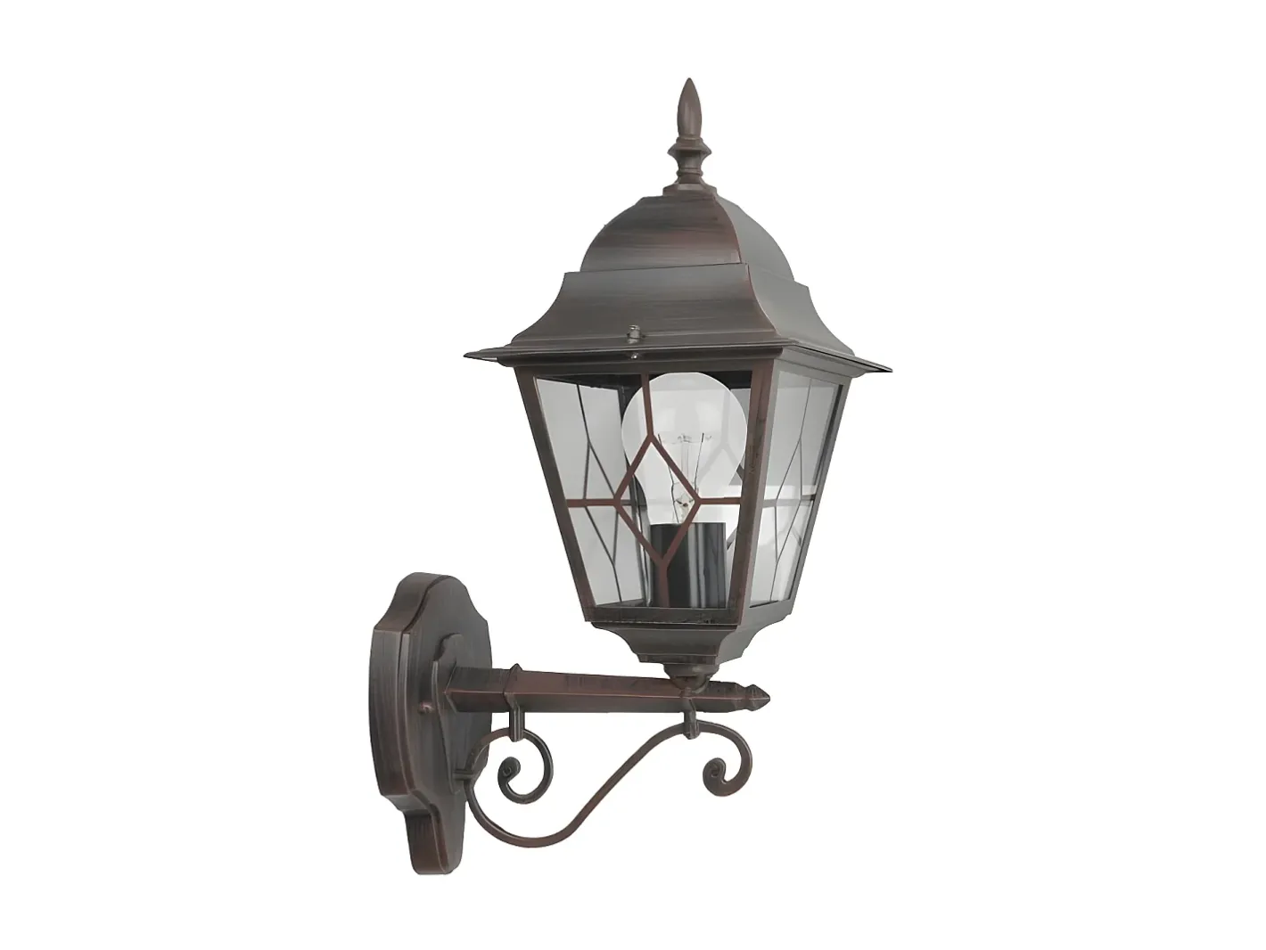 AKUNADECOR Aplique Marron Para Terraza O Jardin Bootes Ip 44, Marru00f3n New