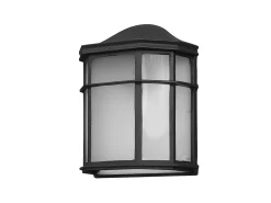 AKUNADECOR Iluminación Exterior-Aplique Para Exterior En Aluminio Modelo Bellatrix Ip44 Negro
