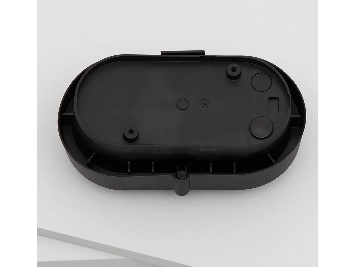 Ledkia Iluminación Exterior-Aplique Oval Rejilla Negro