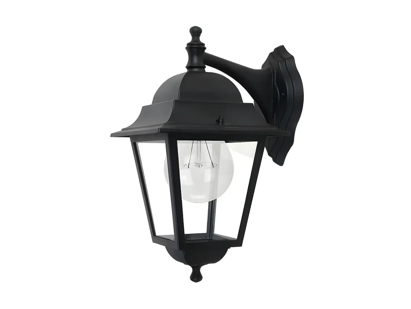 Hot AKUNADECOR Aplique Para Exterior En Aluminio Modelo Spica Negro