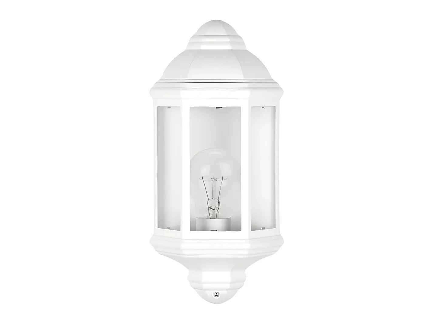 AKUNADECOR Iluminación Exterior-Aplique Para Jardin En Aluminio Modelo Shaula Ip 44, Blanco