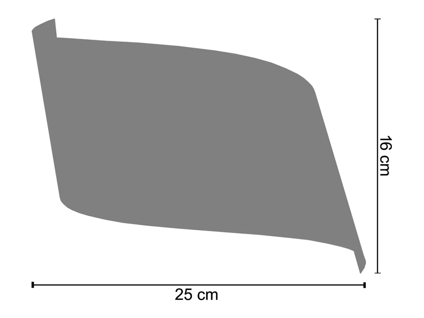 TOSEL Aplique Para Pared-Aplique ,metal,Aluminio , A 10xD16x P 25cm Plateado