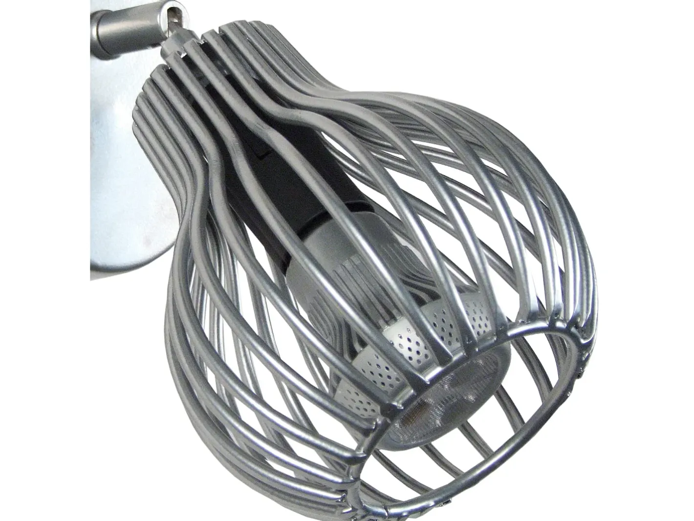 TOSEL Aplique Para Pared-Aplique ,metal,Aluminio ,A20xD11xP17cm Plateado