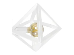 Outlet TOSEL Aplique ,metal,,A80xD24xP24cm Blanco