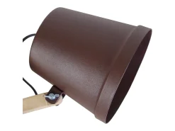 Outlet TOSEL Aplique ,metal,natural,A30xD 17x P 27cm Marru00f3n