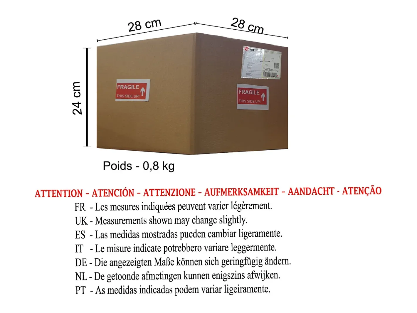 TOSEL Aplique Para Pared-Aplique ,metal,,A10,5xD20xP20cm Rojo
