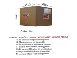 TOSEL Aplique ,metal, ,A10,5xD13xP25cm Violeta Sale