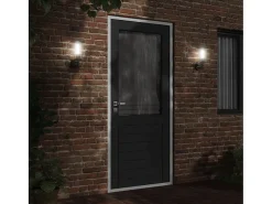 Apliques de exterior 2 unidades acero inoxidable ES218294 Negro New