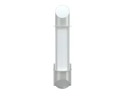 Aplique Para Pared-Apliques de exterior 2 unidades acero inoxidable ES525563 Plateado