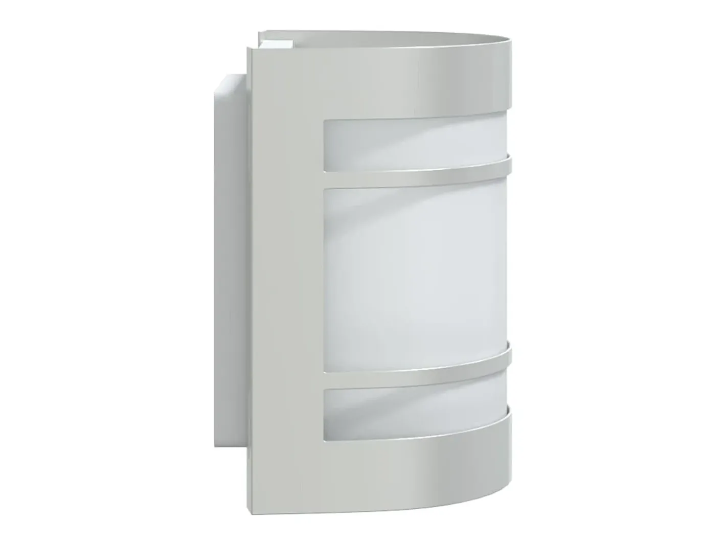 Hot Apliques de exterior 2 unidades acero inoxidable ES485244 Plateado