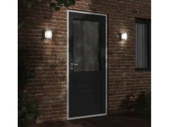 Hot Apliques de exterior 2 unidades acero inoxidable ES485244 Plateado