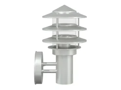 Apliques de exterior 2 unidades acero inoxidable ES826438 Plateado Hot