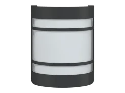 Aplique Para Pared-Apliques de exterior 2 unidades acero inoxidable ES361631 Negro