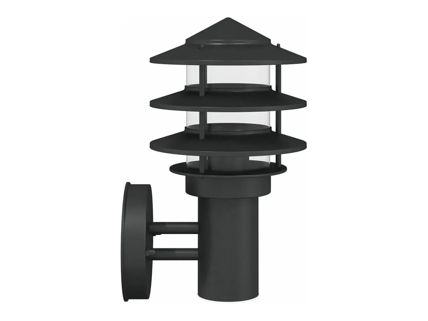 Apliques de exterior 2 unidades acero inoxidable ES150372 Negro Clearance