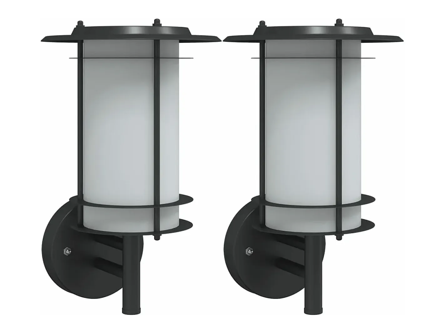 Online Apliques de exterior 2 unidades acero inoxidable ES605786 Negro