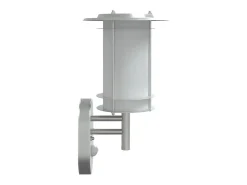 Apliques de exterior con sensor 2 unidades acero inoxidable ES968466 Plateado