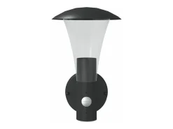 Aplique Para Pared-Apliques de exterior con sensor 2 uds acero inoxidable ES672376 Negro