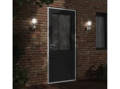 Apliques de exterior con sensor 2 unidades acero inoxidable ES227156 Plateado
