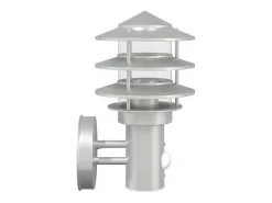 Apliques de exterior con sensor 2 unidades acero inoxidable ES227156 Plateado