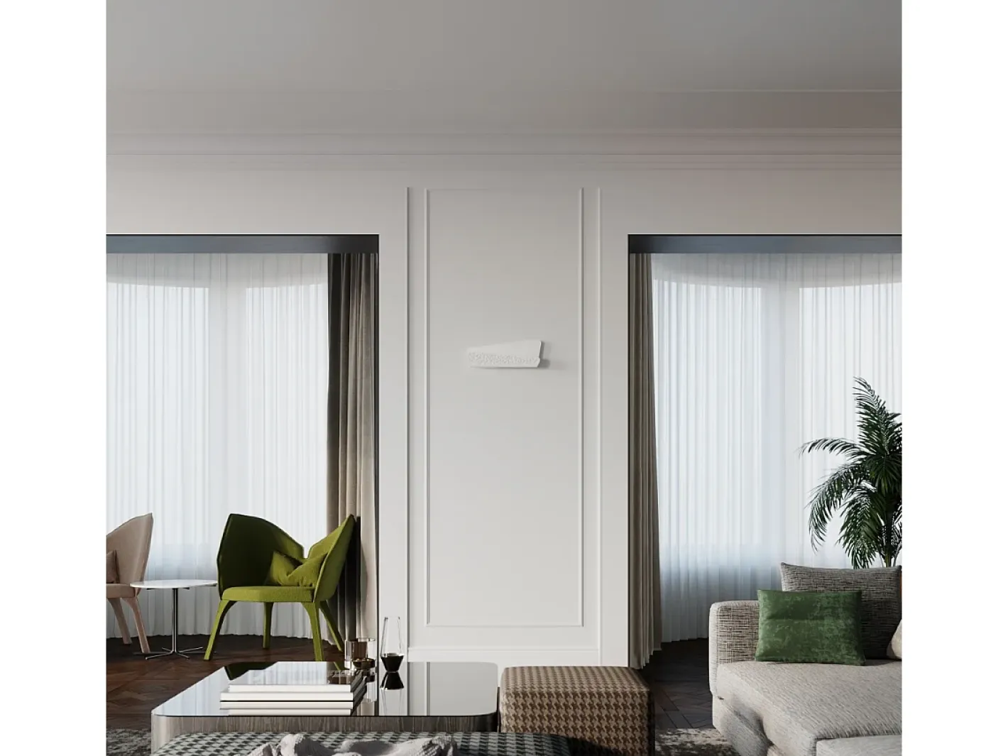 Sollux Lighting Aplique Para Pared-Applique Moderna Incasso Bianco G9 Lámpara de pared Flush Modern G9 Blanco