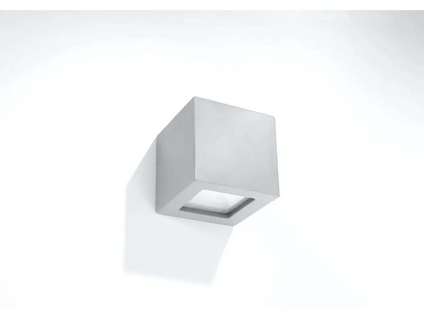 Clearance Sollux Lighting Applique Up & Down Grigio E27 Apliques Up & Down E27 Gris