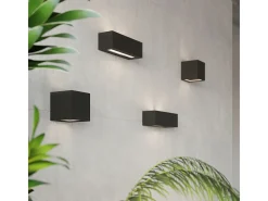 Sollux Lighting Aplique Para Pared-Applique Up & Down Nero E27 Apliques Up & Down E27 Negro