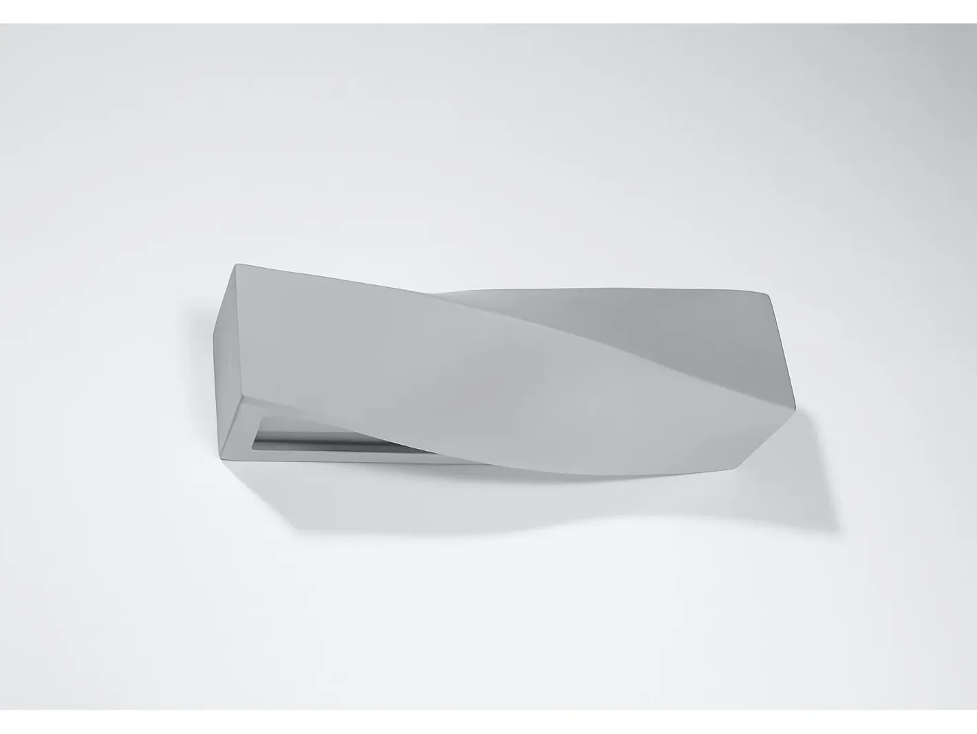 Best Sollux Lighting Applique Up & Down Twist Grigio E27 Apliques Up & Down Twist E27 Gris