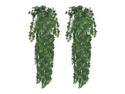 Discount Arbustos de hiedra artificial 4 piezas 90 cm Verde