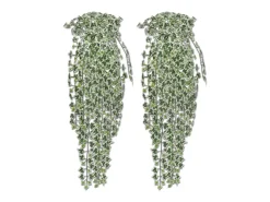 Discount Arbustos de hiedra artificial 4 piezas abigarradas 90 cm Verde