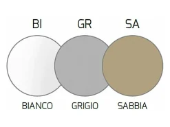 Area Sospensione 4 Luci Quadra Bianco Blanco Sale