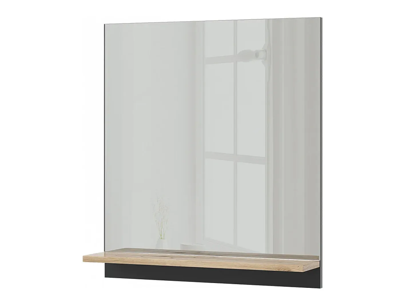 Vicco Espejo-Armario con espejo para baño antracita/artisan 60x14x67 marelle Negro