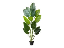 Best Ave del Paraíso Artificial SucceBuy, 1,8 m, Planta Artificial Tropical en Maceta, Falso Árbol Tropical, Planta Falsa Hojas Polietileno para Salón Verde