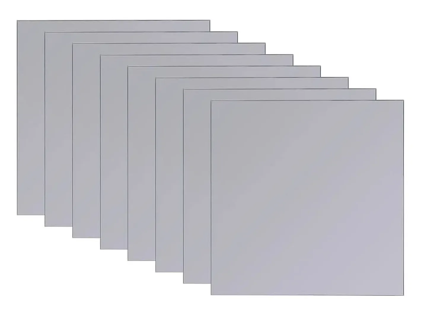 Sale Azulejos de espejo sin marco 16 piezas 20,5 cm Plateado