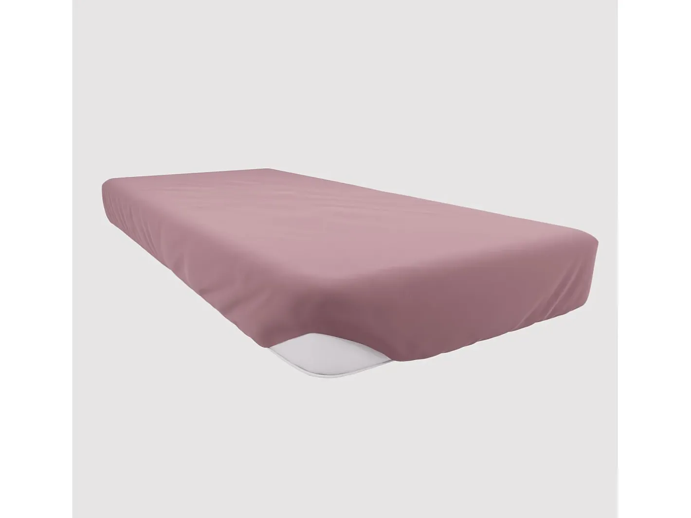 Clearance Soleil d'ocre Bajera ajustable de algodón 160x200 cm JERSEY viejo Rosa