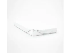Soleil d'ocre Ropa De Cama-Bajera entallada algodón 57 hilos 160x200 cm LISO Blanco
