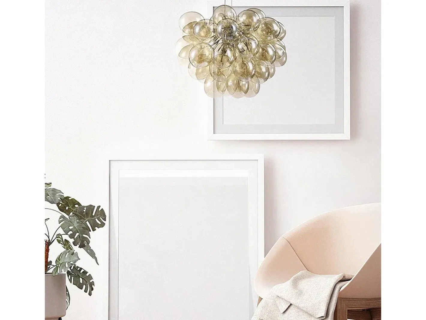 Maytoni Balbo Lámpara Colgante de Techo Níquel, 8 Luces, G9 Gris Discount