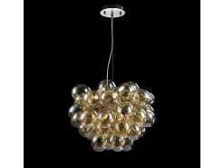 Maytoni Balbo Lámpara Colgante de Techo Níquel, 8 Luces, G9 Gris Discount