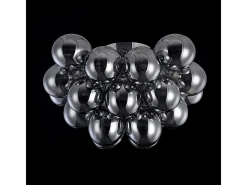 Maytoni Plafón-Balbo Plafón de Techo Semi Empotrado Níquel, 8 Luces, G9 Gris