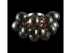 Outlet Maytoni Balbo Plafón de Techo Semi Empotrado Níquel, 4 Luces, G9 Gris