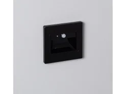 Clearance Ledkia Baliza de Pared LED 1.5W Empotrable con Sensor PIR Bark 3000K Blanco Cálido Negro