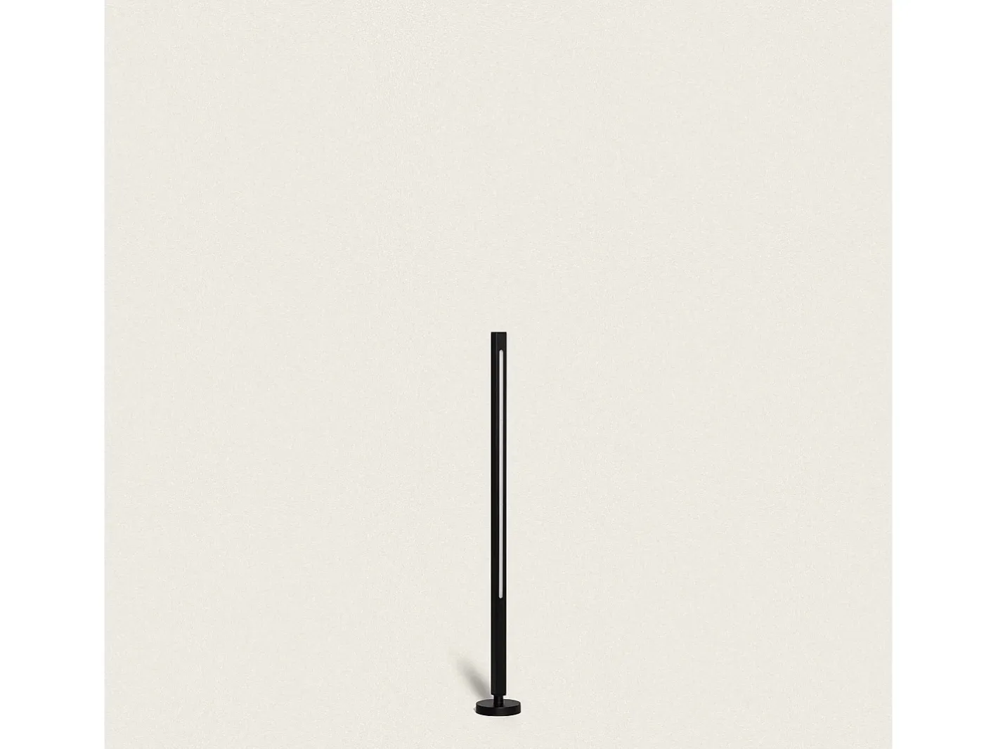Ledkia Baliza de Pie Exterior LED 12-24W 80-160 cm Superficie Calax 800 mm Negro Sale