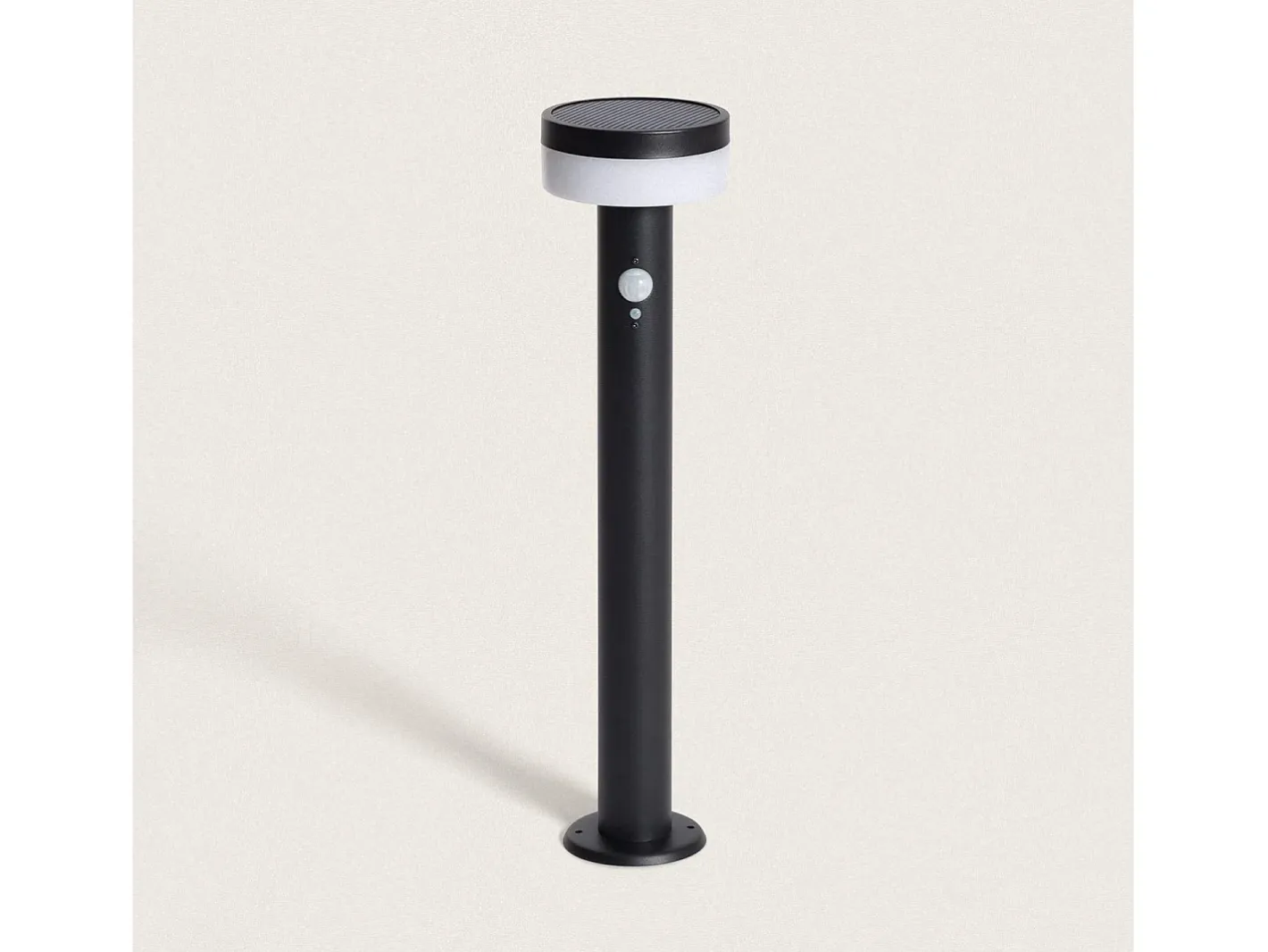 Hot Ledkia Baliza de Pie Exterior Solar LED 1,5W 50cm Acero Inoxidable con Sensor de Movimiento Ashier Negro